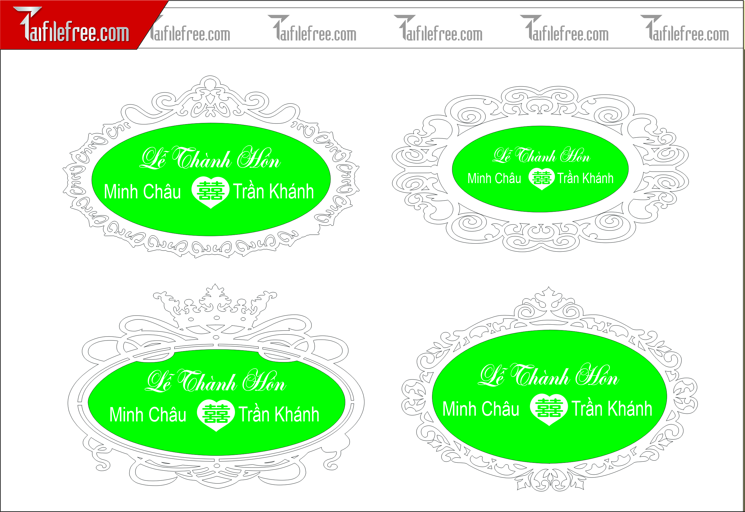 .File Thiết Kế Bảng Tên Tiệc Cưới BC47