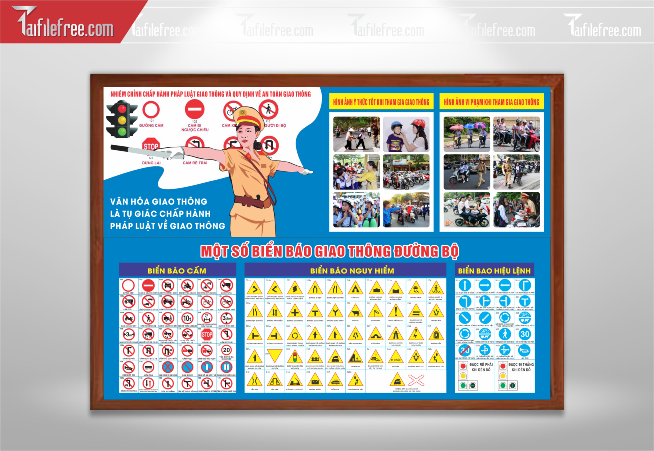 Banner Tuyên Truyền An Toàn Giao Thông CGT41