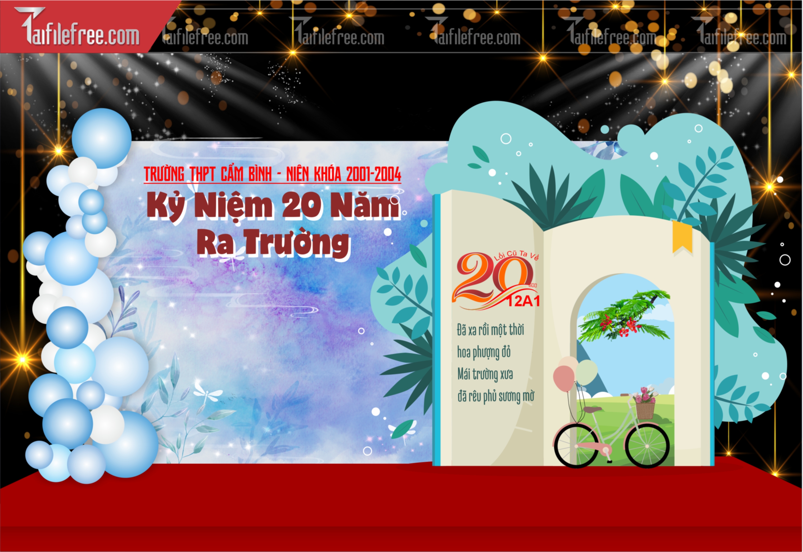 Mẫu Market Họp Lớp, Hội Khóa, Ngày Trở Về Đẹp_HL61