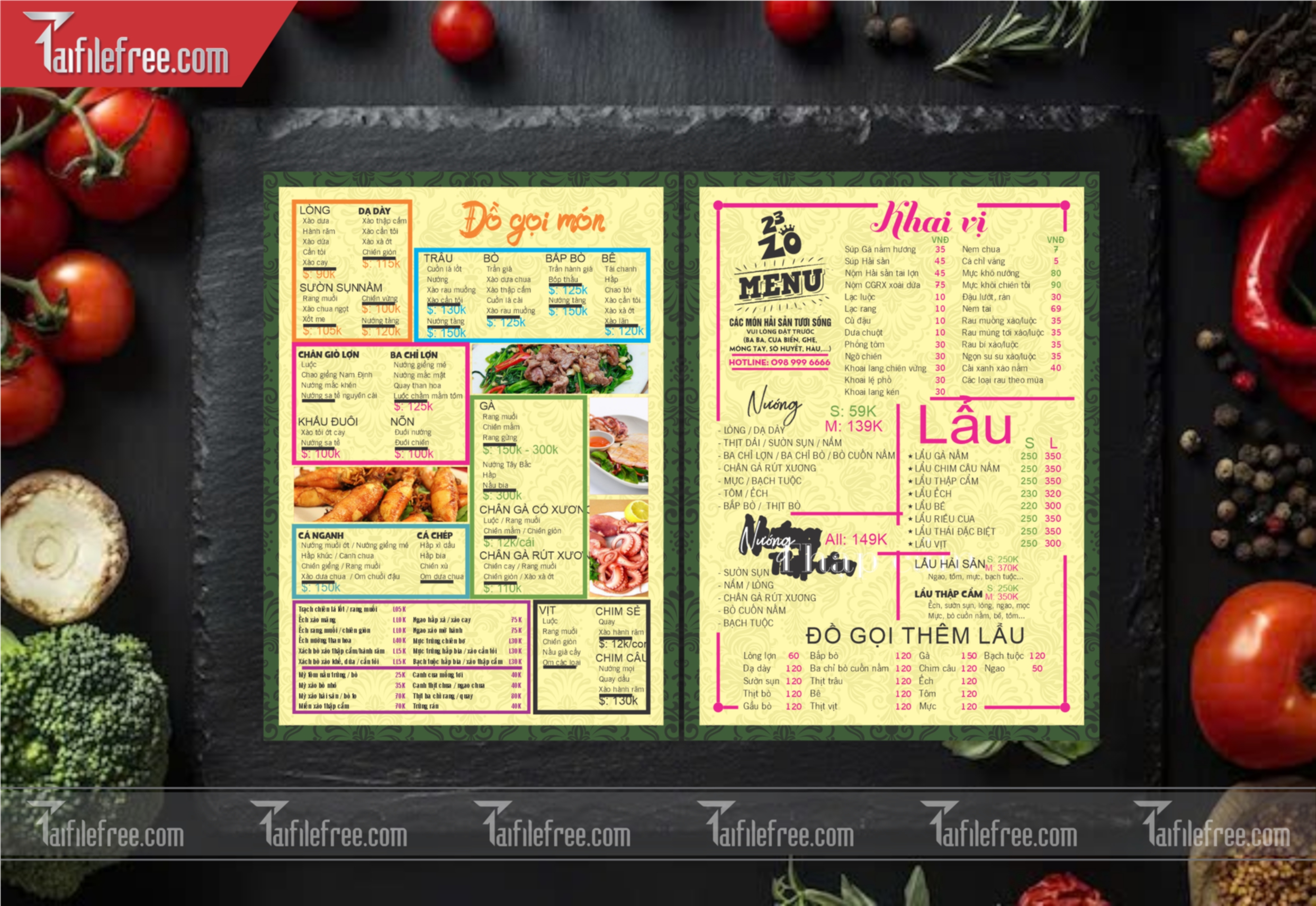 Menu Quán Lẩu _M147