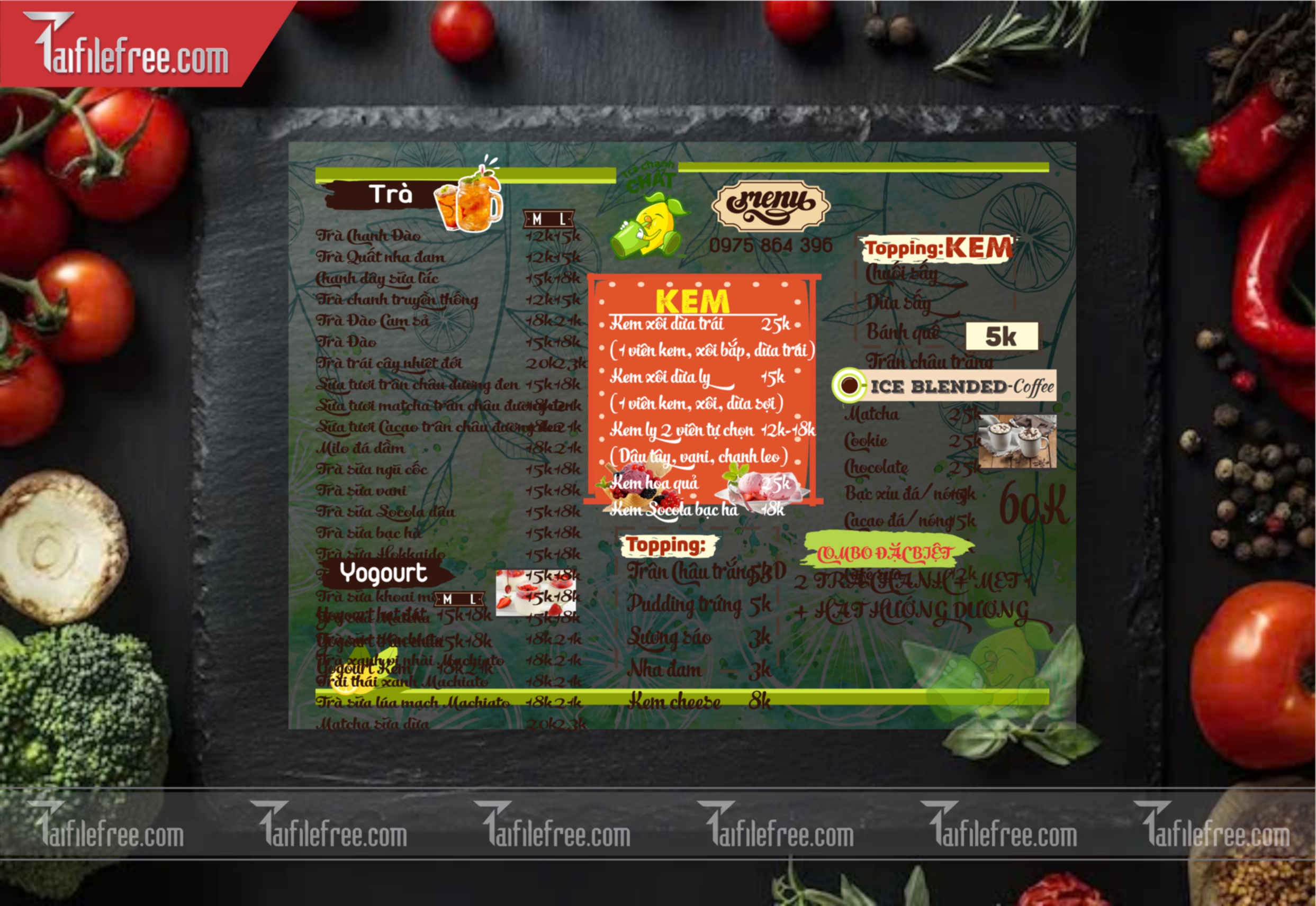 Menu Trà Sưa_M153
