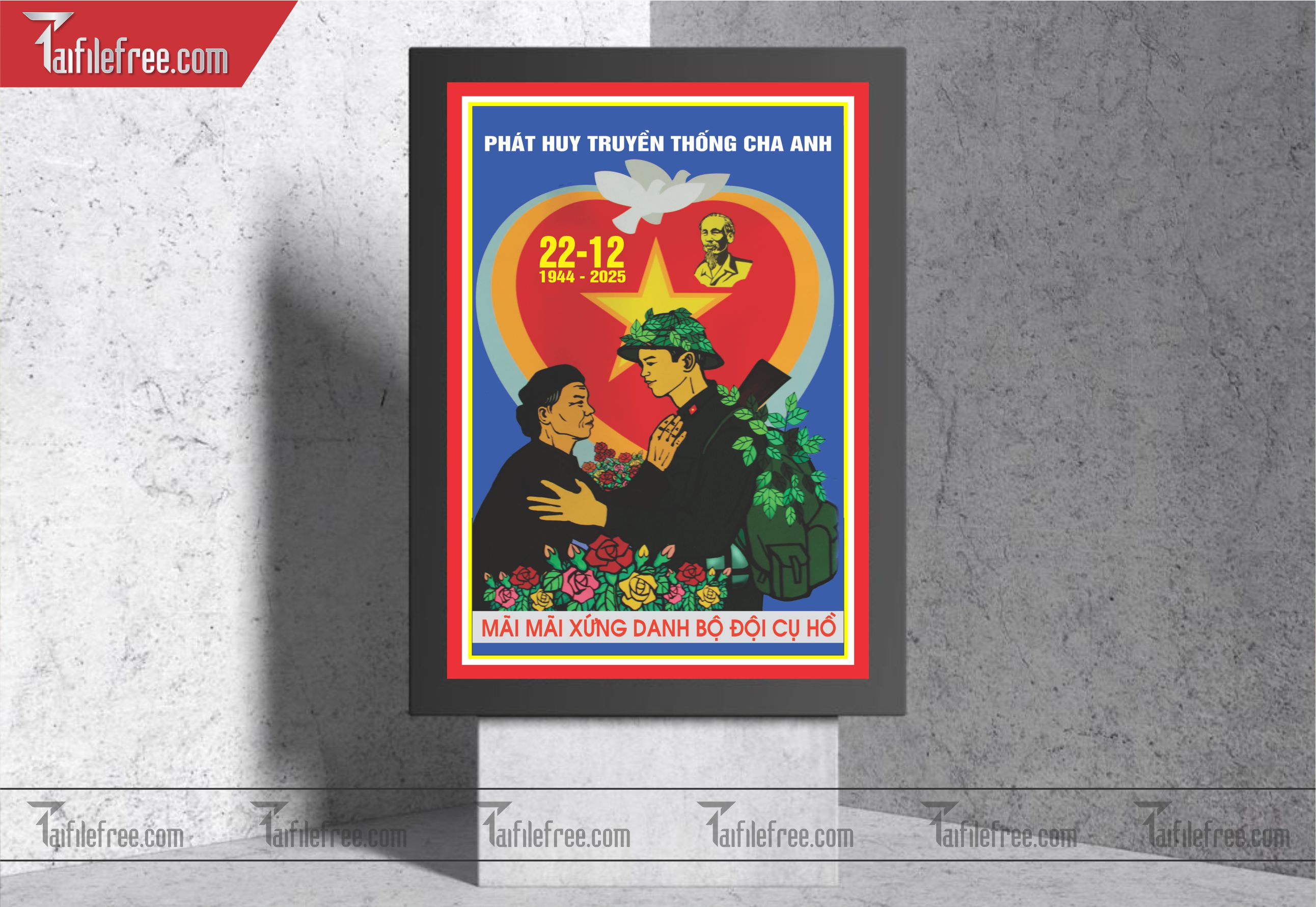Poster  Kỷ Niệm Ngày Thành Lập Quân đội Nhân Dân_QD29