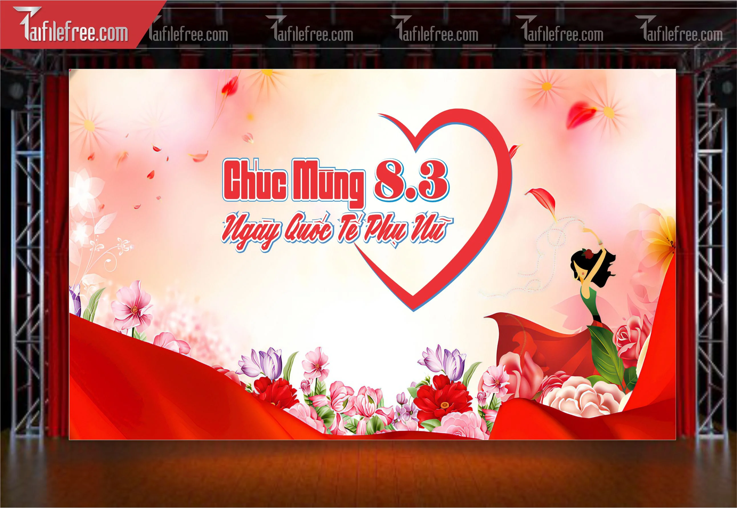 Background Ngày Quốc Tế Phụ Nữ 8/3_PN71
