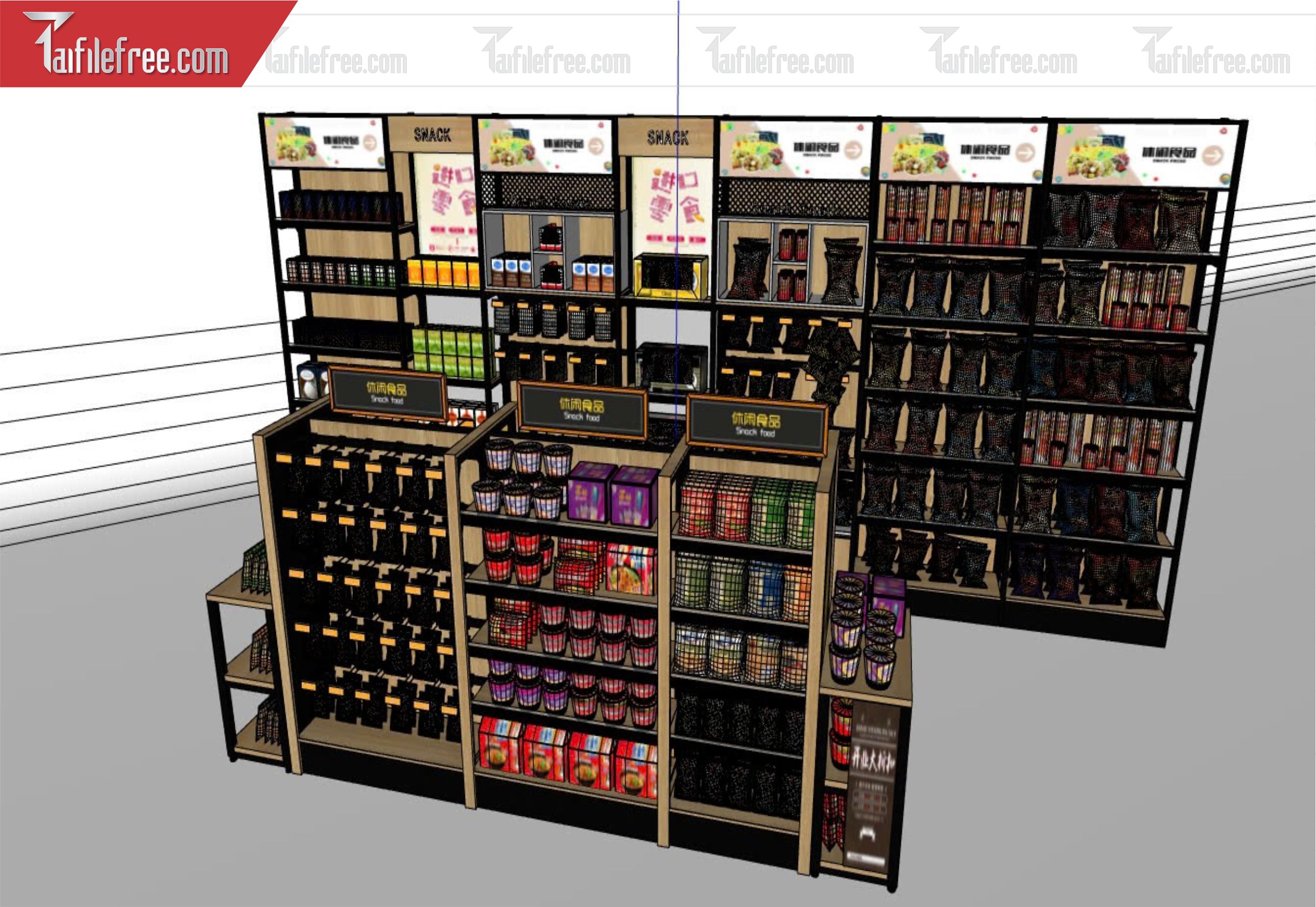File 3D Sketchup Siêu Thị_SK452