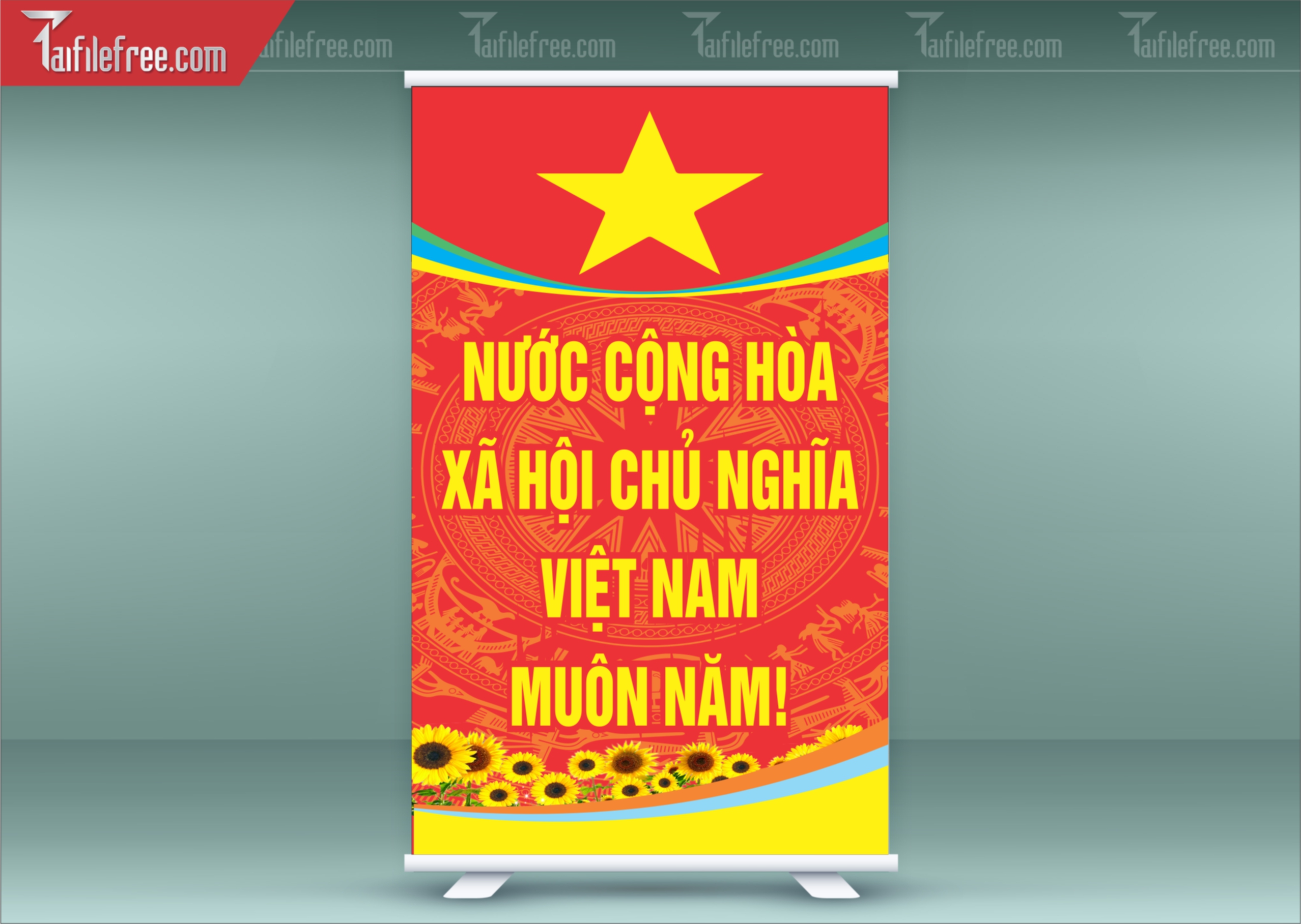 Standee Chào Mừng Đại Hội Đảng Lần Thứ 14_TD290