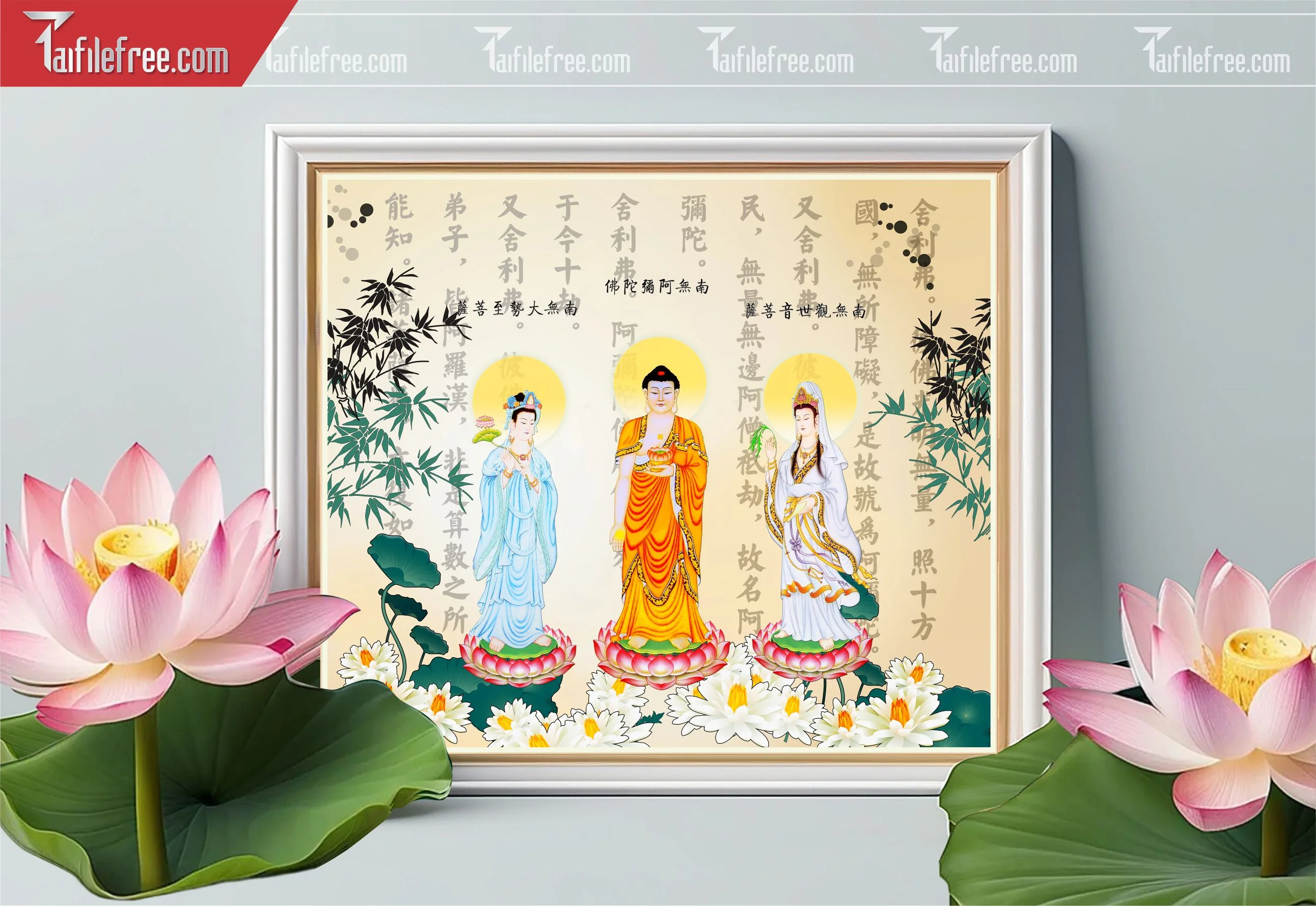 Tranh 3D Phật Giáo Đẹp_TQ32