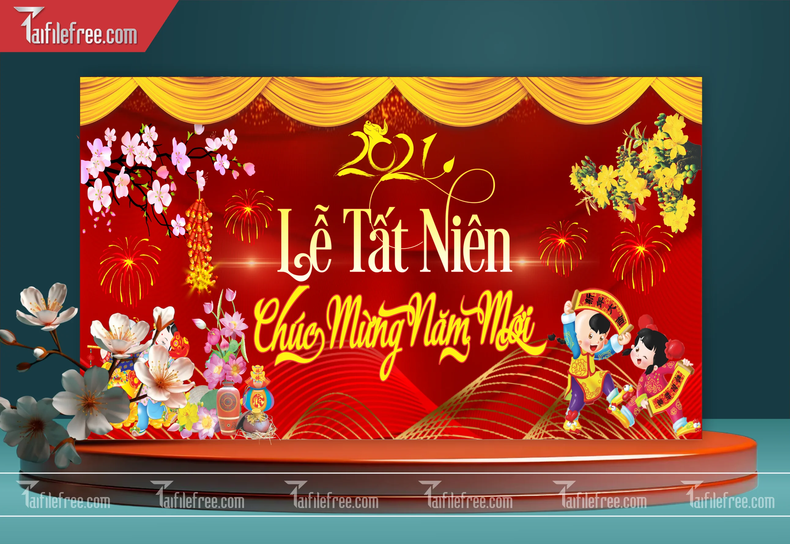 Background, Phông Nền Tất Niên Tết Nguyên Đán Đẹp PT25