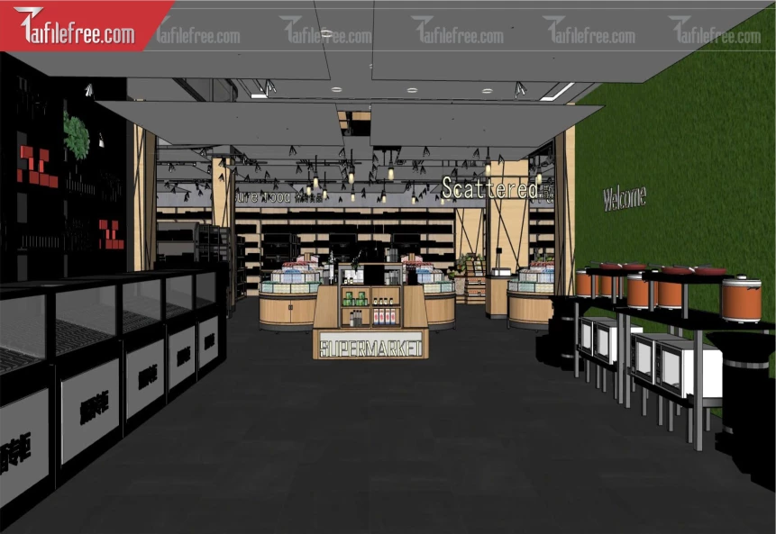 File 3D Sketchup Siêu Thị_SK533