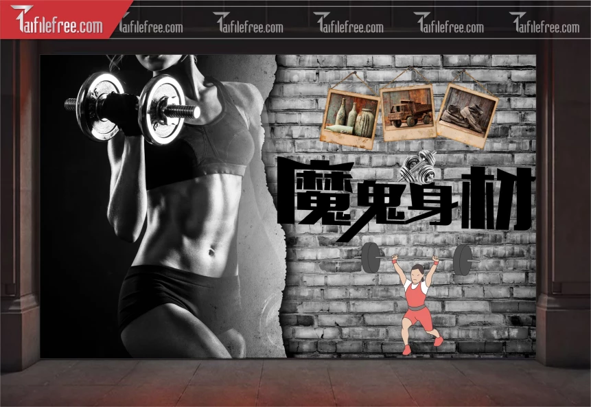 Tranh Trang Trí Phòng Gym_TK25